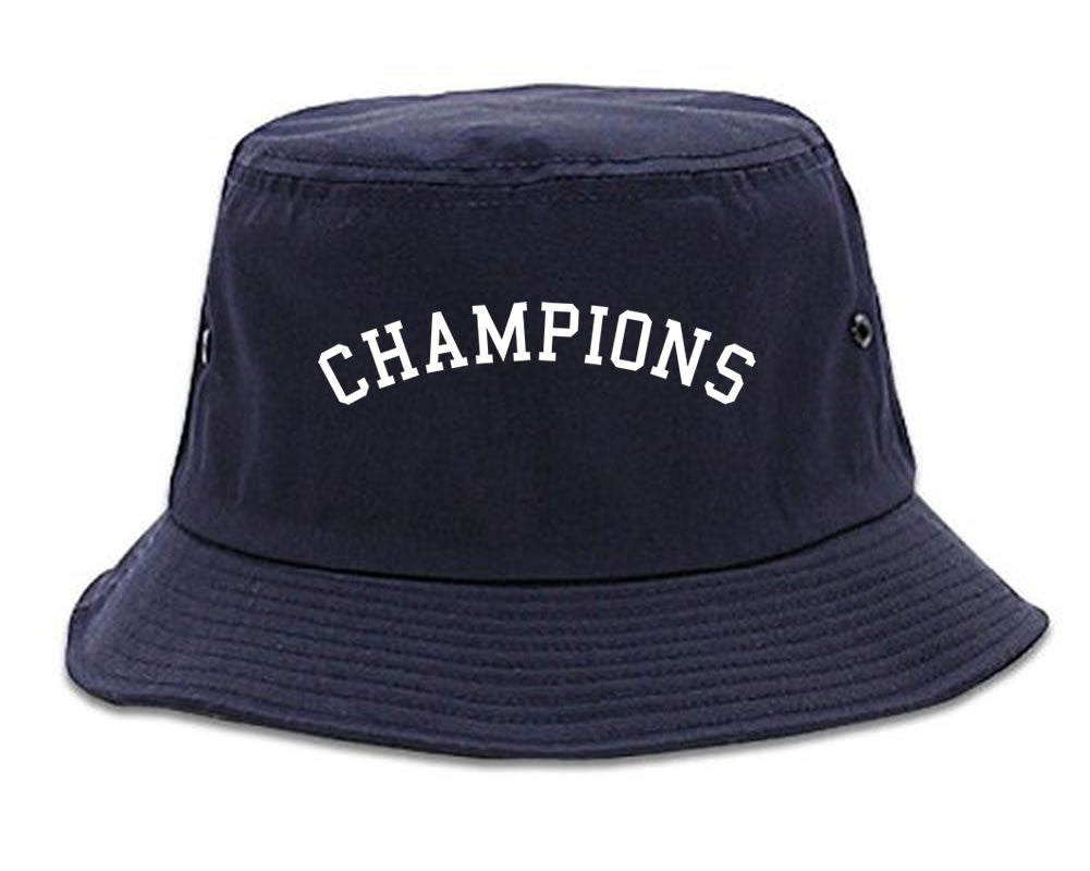 Champions Bucket Hat in Blue by Kings Of NY