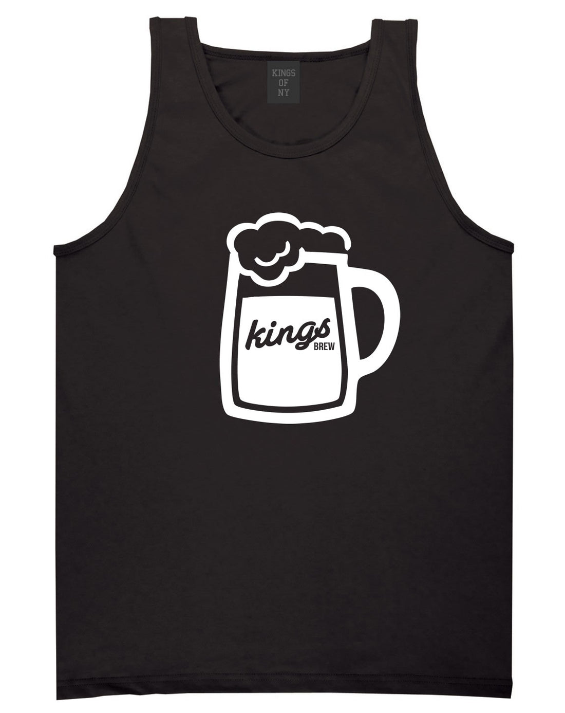 Beer Kings Drinker Party Tank Top in Black