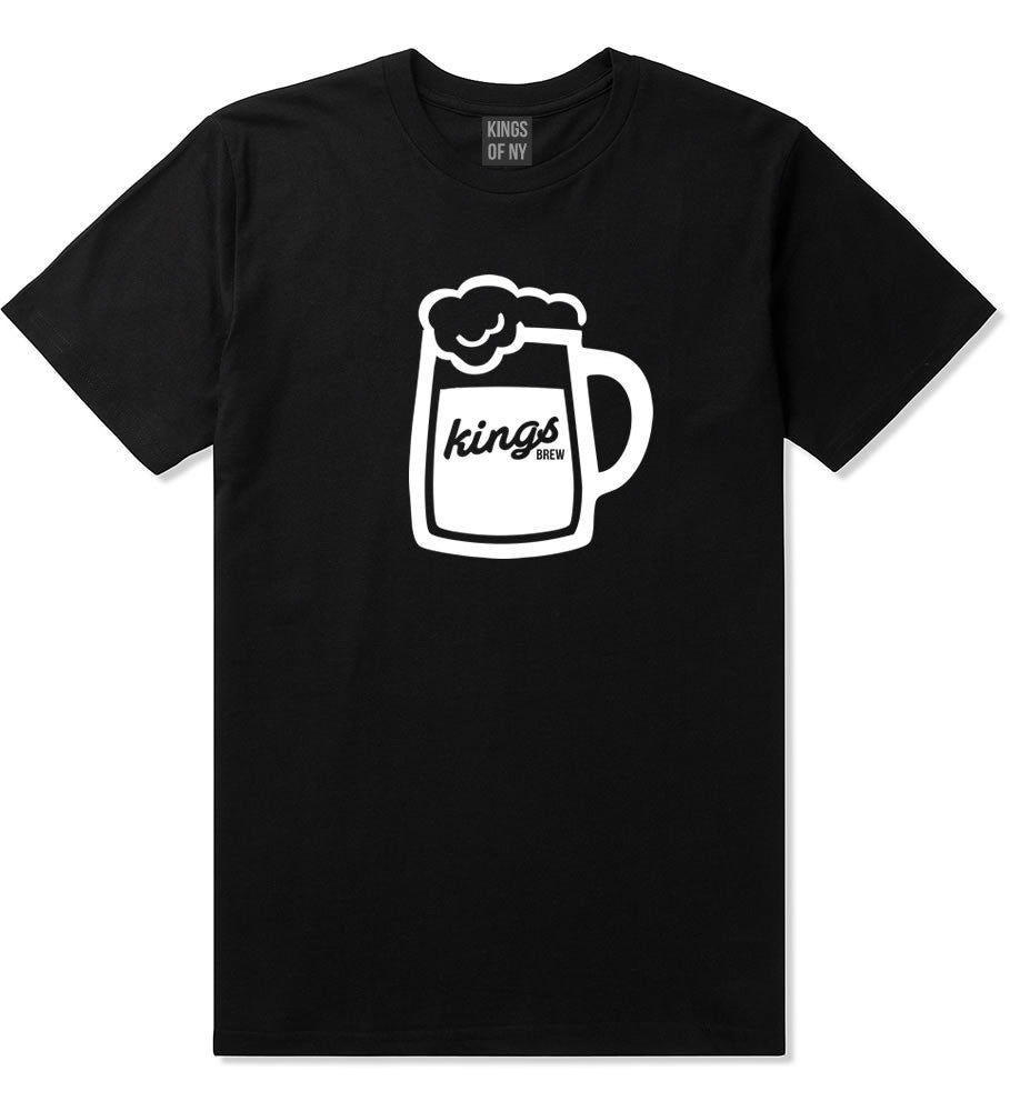 Beer Kings Drinker Party T-Shirt in Black