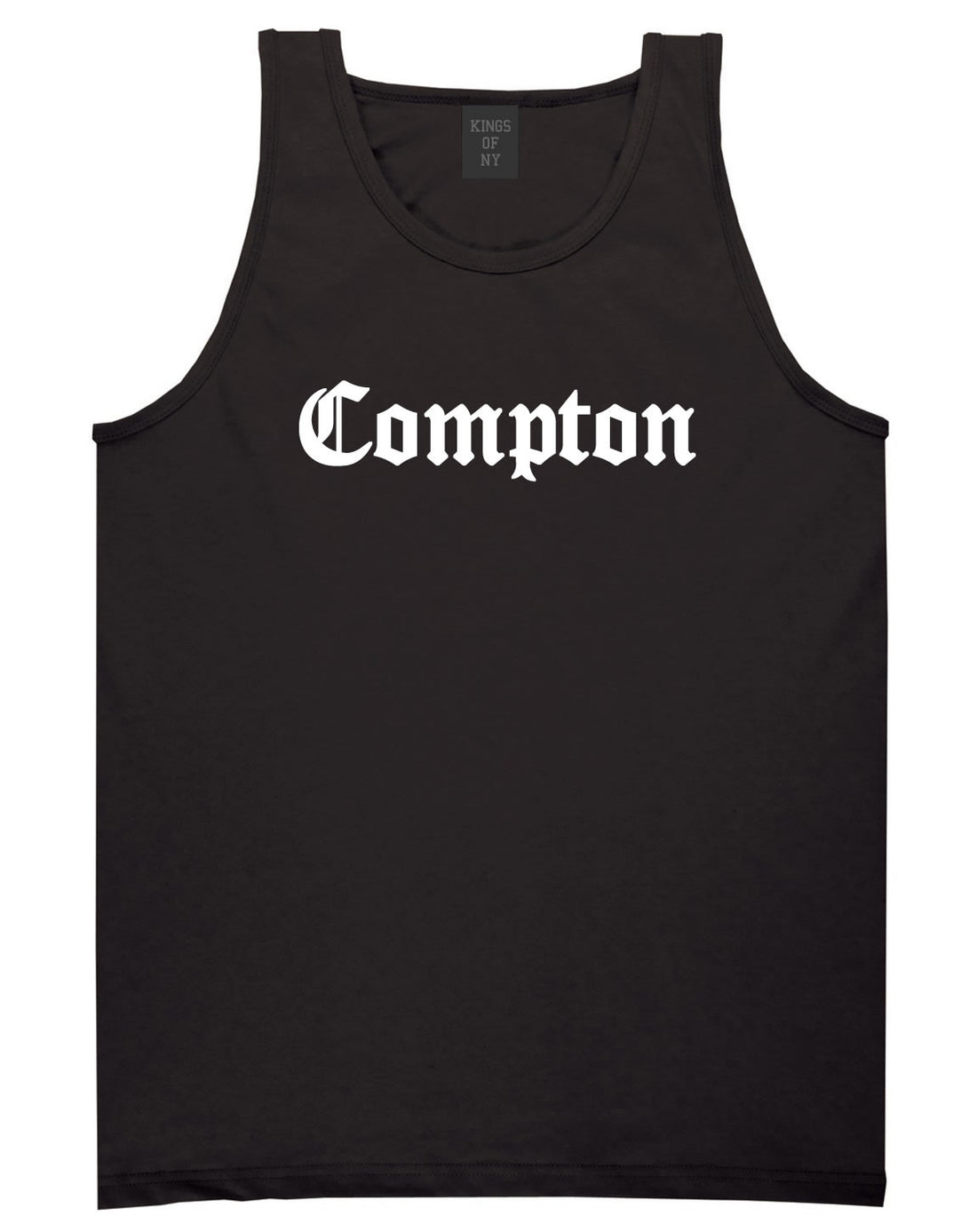 Kings Of NY Compton Tank Top in Black