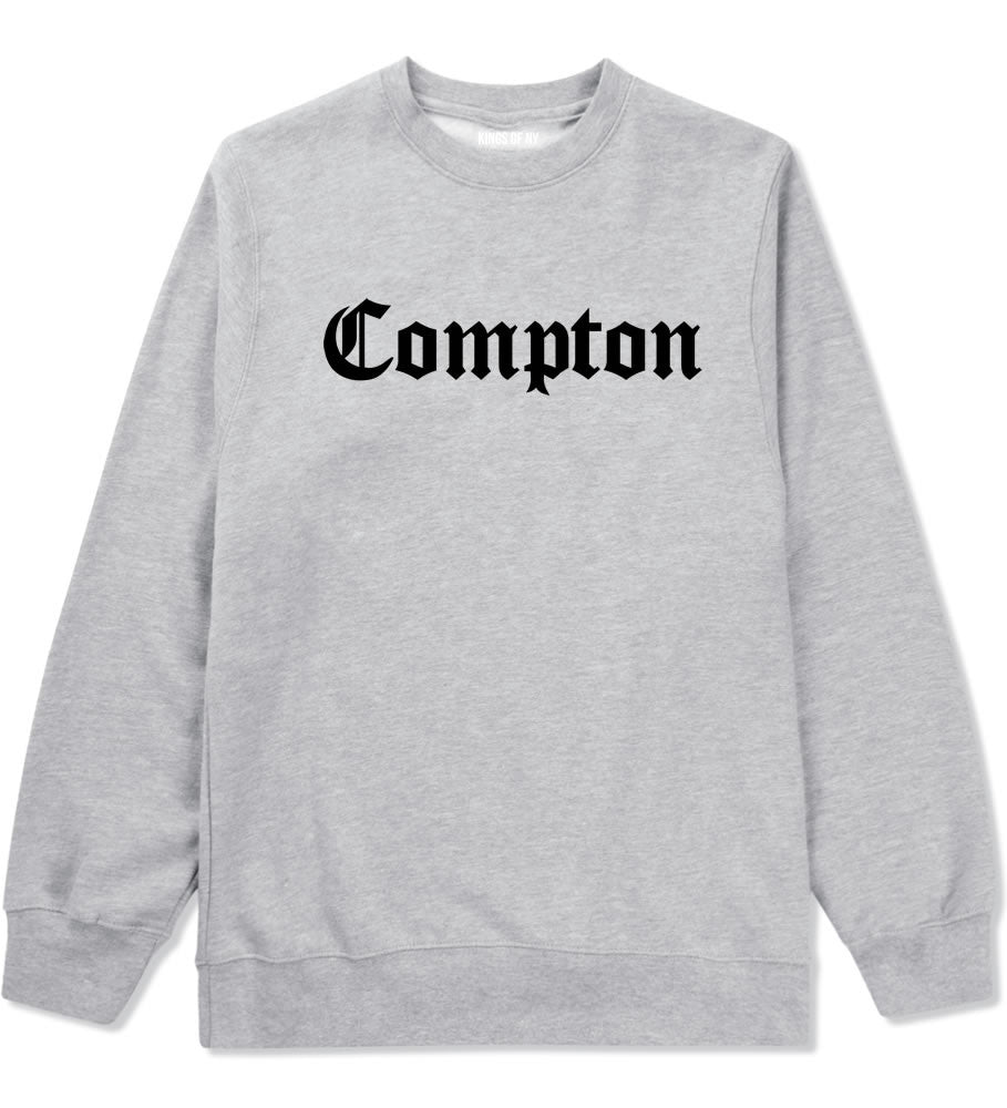 Kings Of NY Compton Crewneck Sweatshirt in Grey