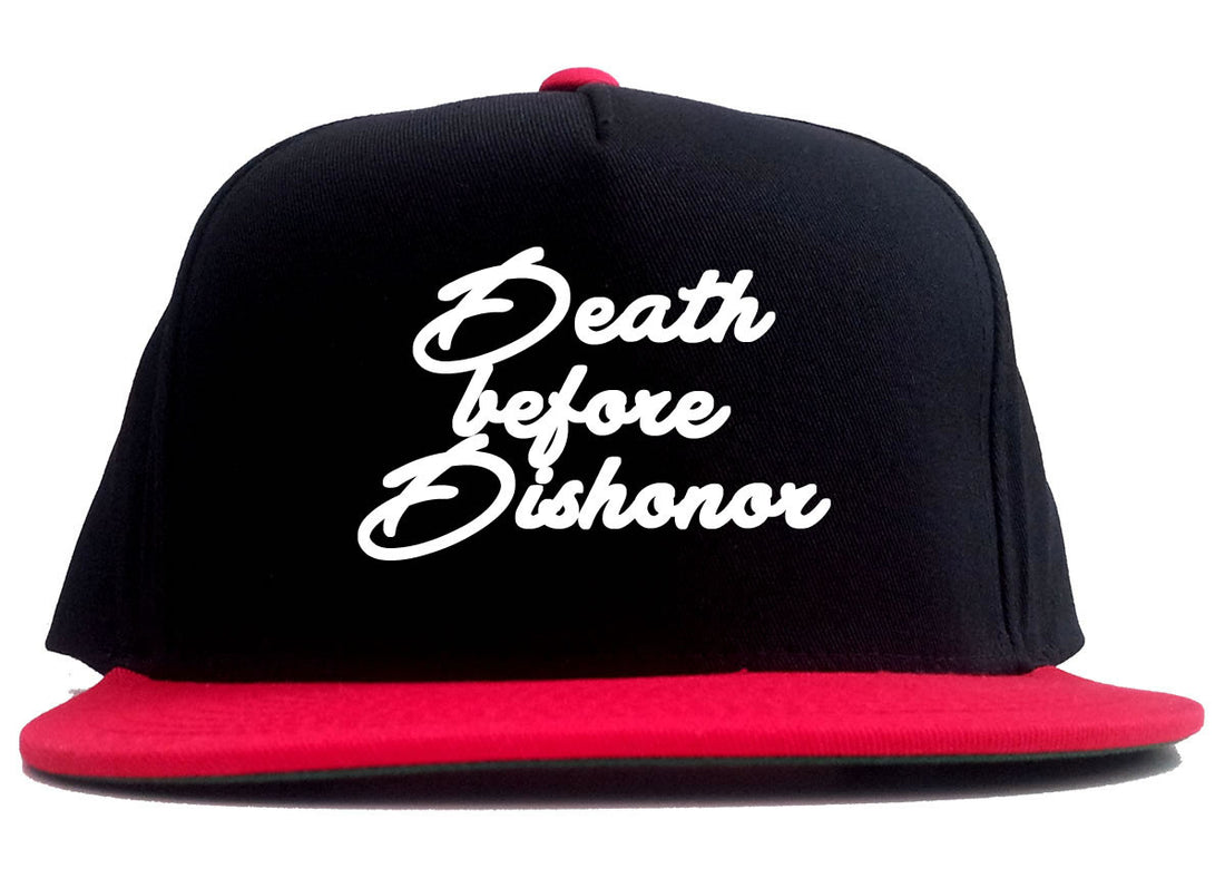 Death Before Dishonor Skulls 2 Tone Snapback Hat By Kings Of NY