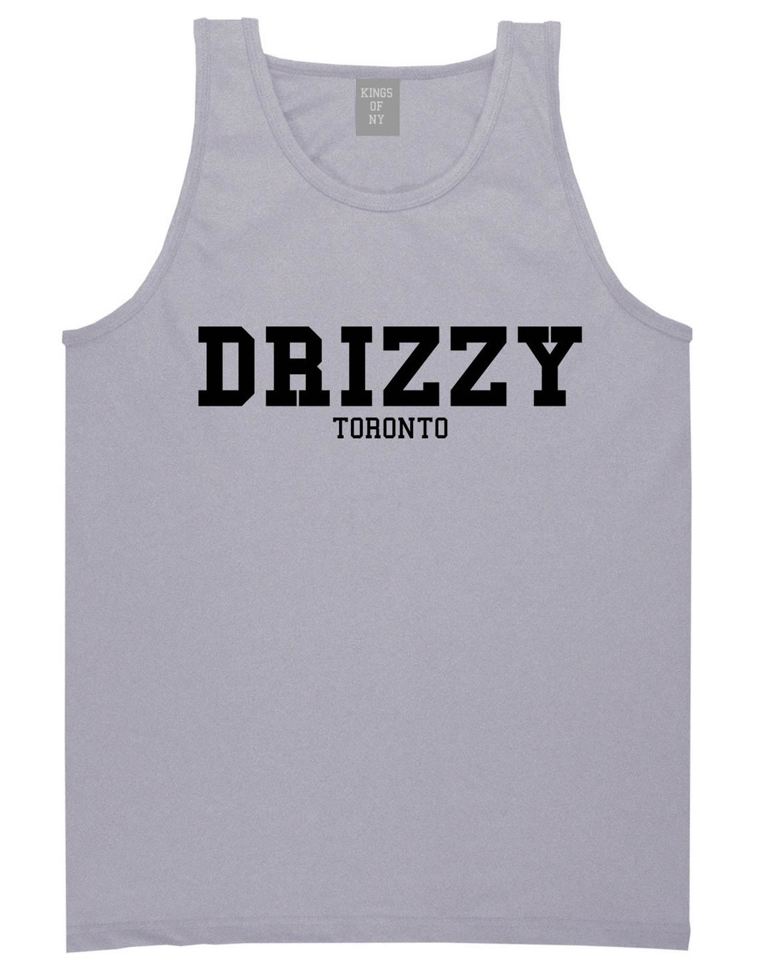 Drizzy Toronto Canada Tank Top in Grey by Kings Of NY