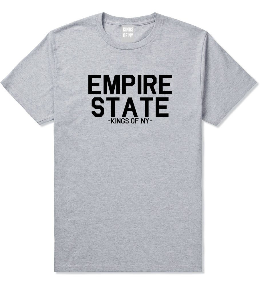 Empire State New York Building T-Shirt in Grey