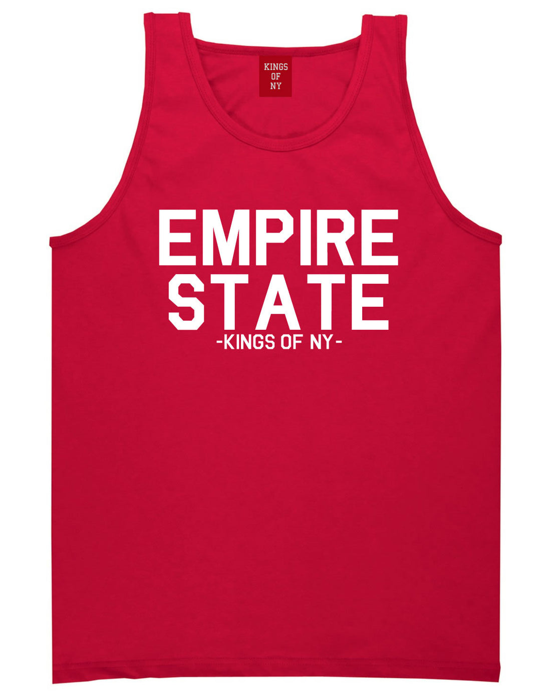 Empire State New York Building Tank Top in Red