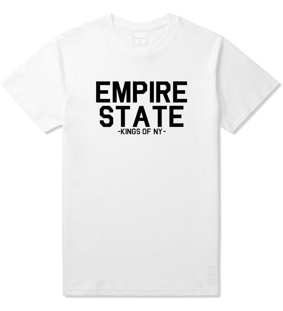 Empire State New York Building T-Shirt in White
