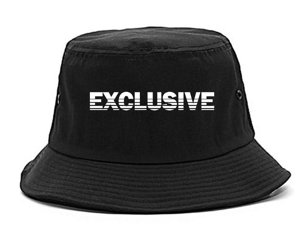 Exclusive Racing Style Bucket Hat in Black by Kings Of NY