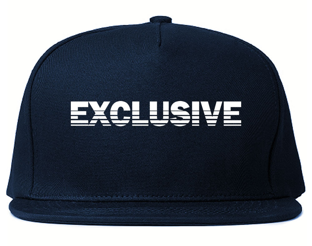 Exclusive Racing Style Snapback Hat in Blue by Kings Of NY