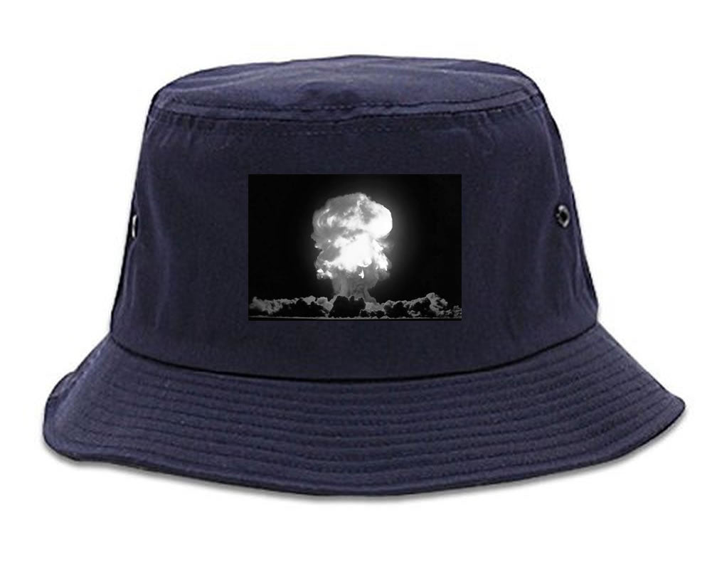 Explosion Nuclear Bomb Cloud Bucket Hat By Kings Of NY