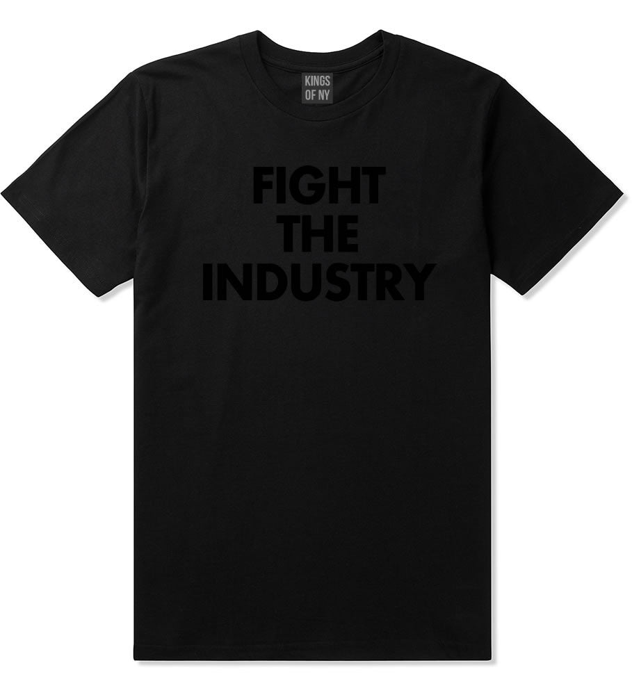 Fight The Industry Power T-Shirt in Black By Kings Of NY