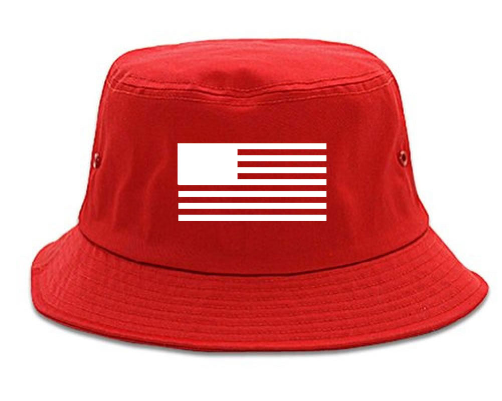 American Flag United States Goth Bucket Hat by Kings Of NY