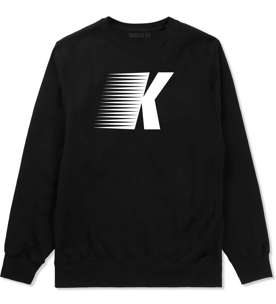 Flash K Running Fitness Style Crewneck Sweatshirt in Black By Kings Of NY