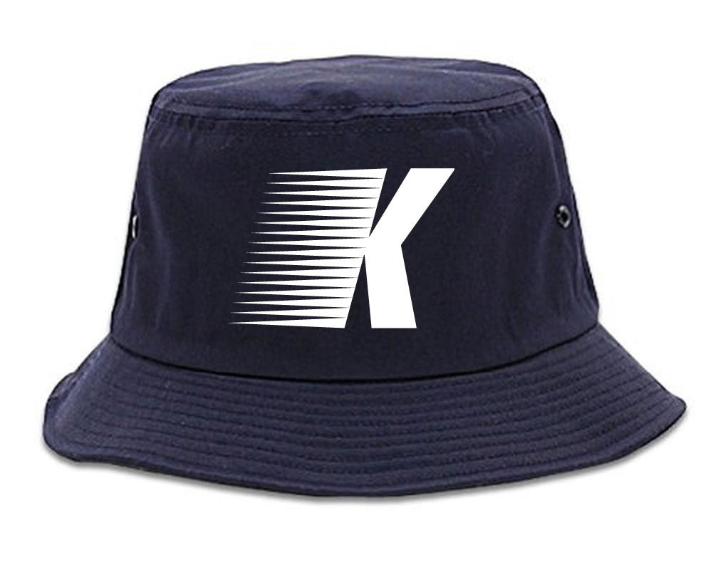 Flash K Running Fitness Style Bucket Hat in Navy Blue By Kings Of NY