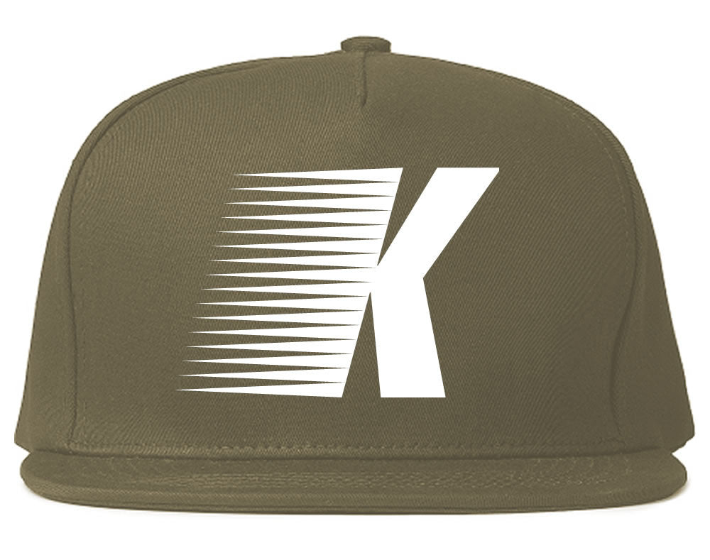 Flash K Running Fitness Style Snapback Hat in Grey By Kings Of NY