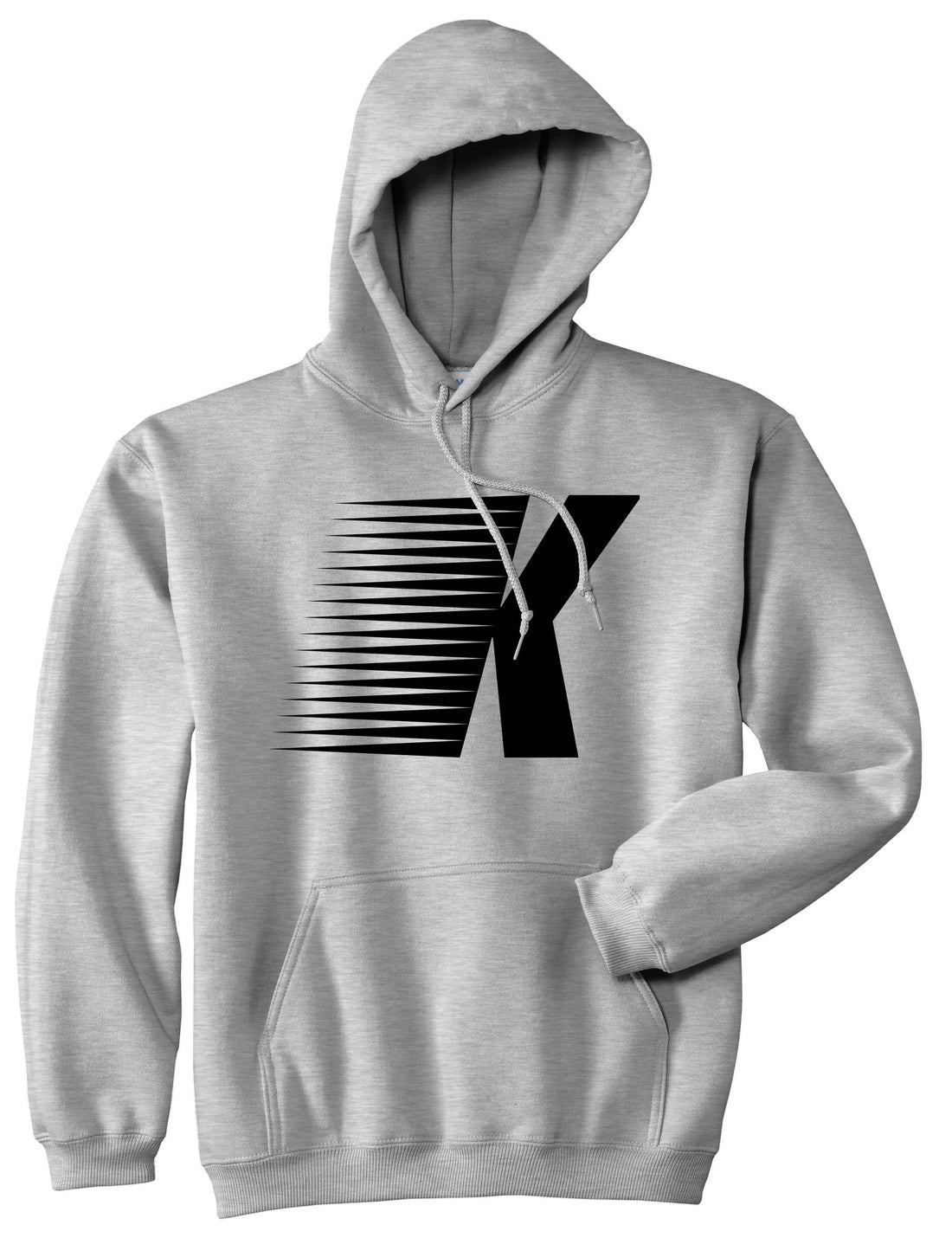 Flash K Running Fitness Style Pullover Hoodie in Grey By Kings Of NY