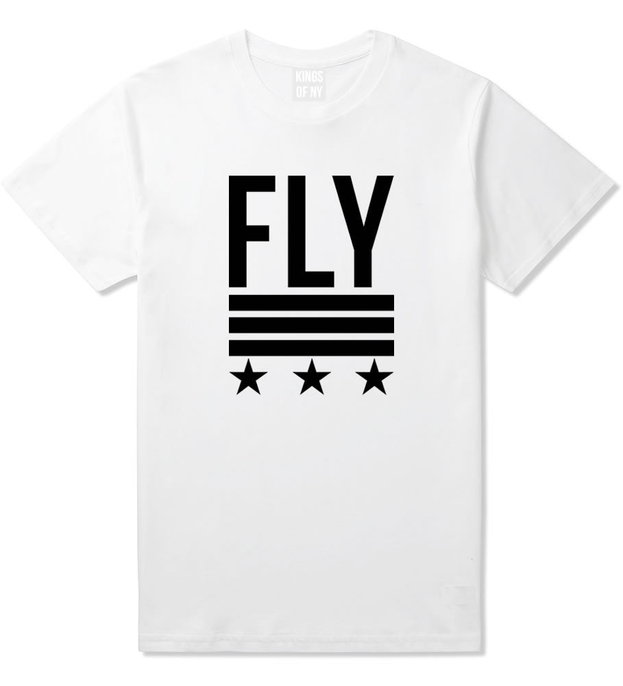 Kings Of NY Fly Stars T-Shirt in White
