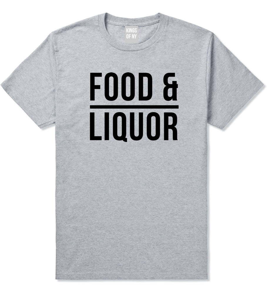 Food And Liquor Boys Kids T-Shirt in Grey By Kings Of NY