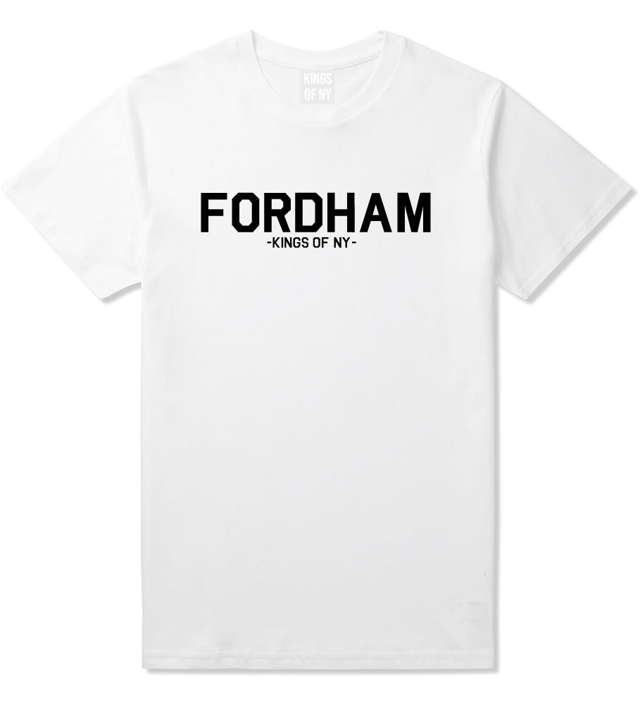 Fordham Road Bronx New York T-Shirt in White