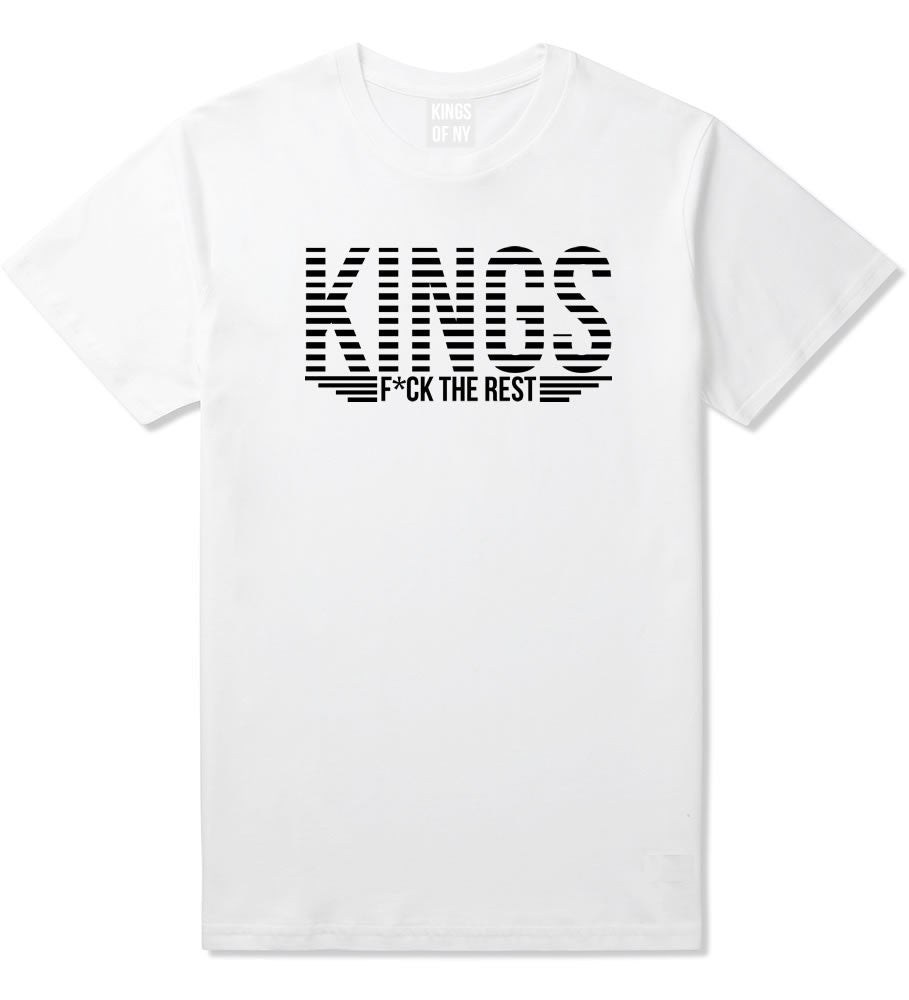 Kings Of NY New York Logo F the Rest T-Shirt in White