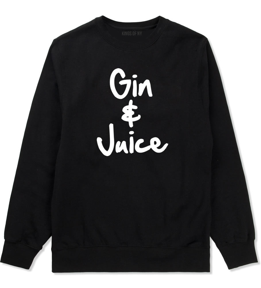 Kings Of NY Gin and Juice Crewneck Sweatshirt in Black
