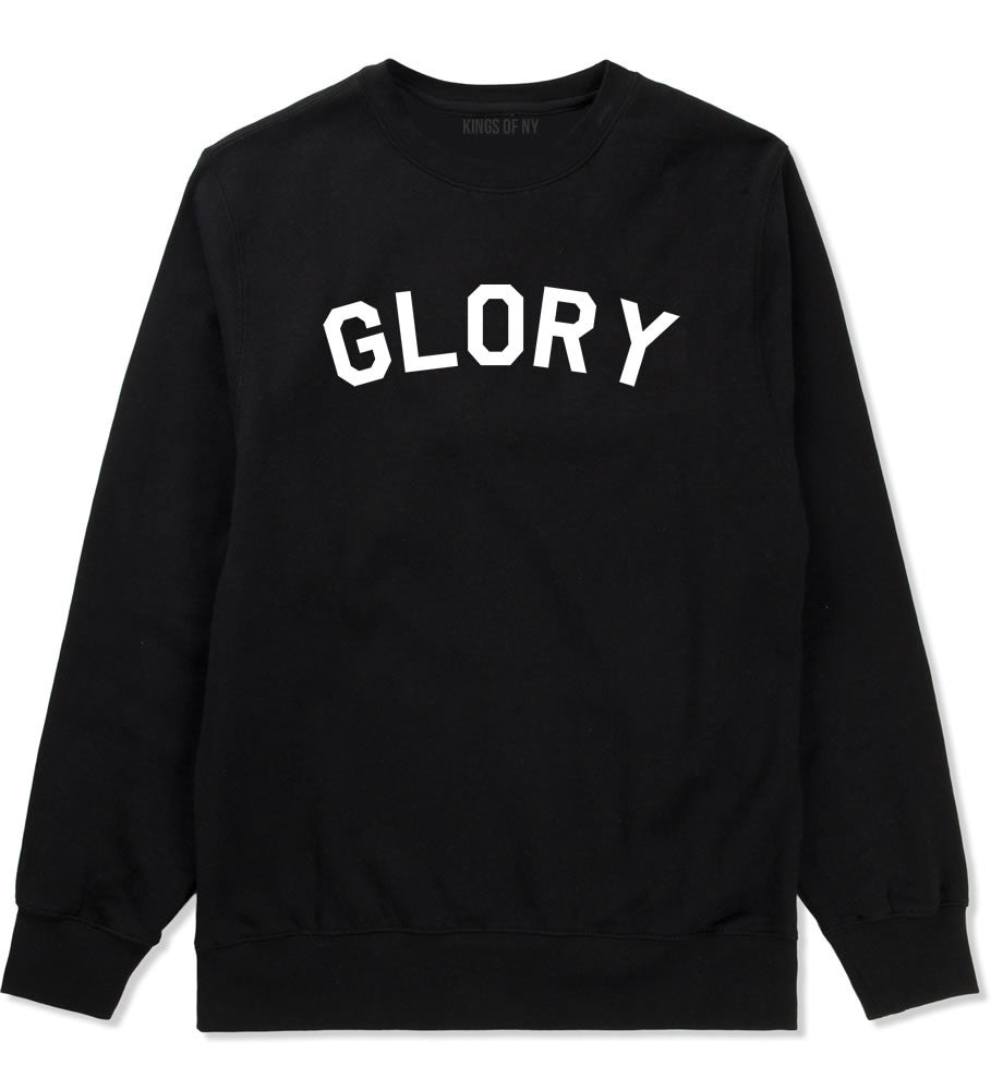 GLORY New York Champs Jersey Crewneck Sweatshirt in Black