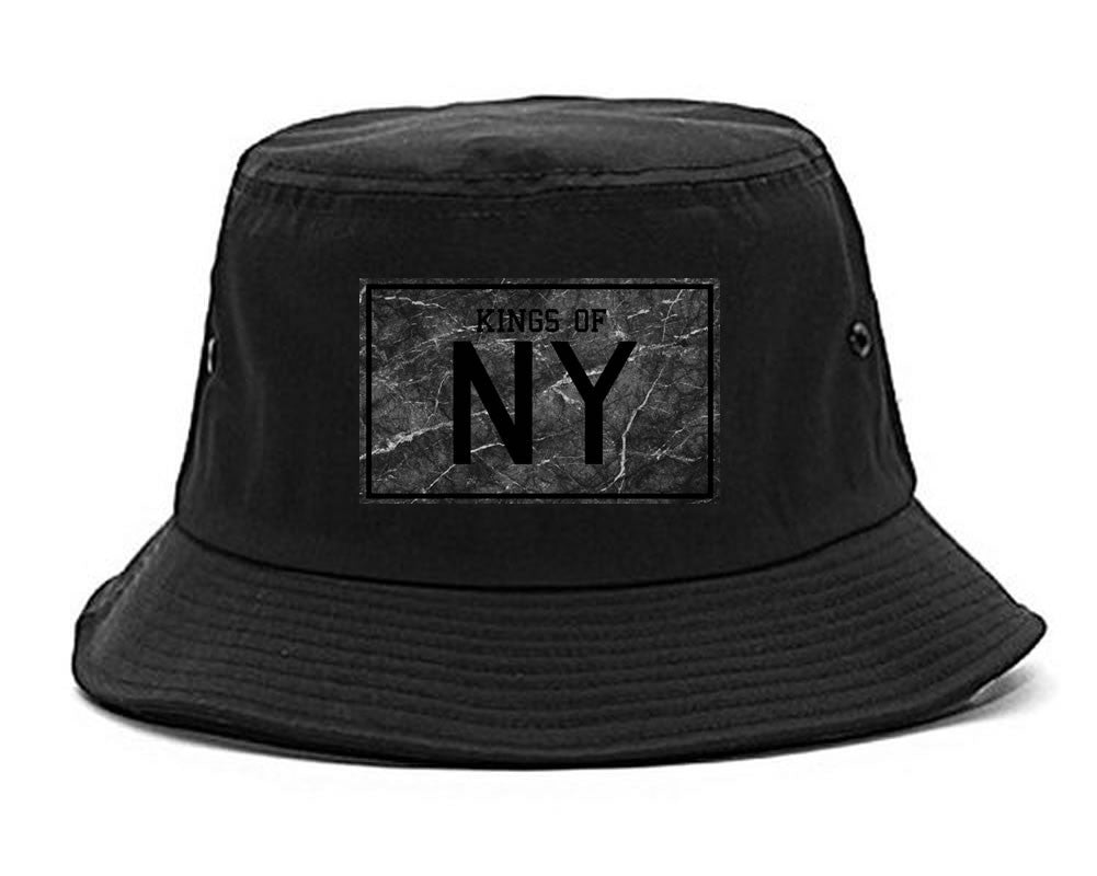 Granite NY Logo Print Bucket Hat in Black by Kings Of NY