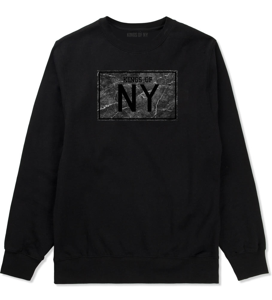 Granite NY Logo Print Crewneck Sweatshirt in Black by Kings Of NY