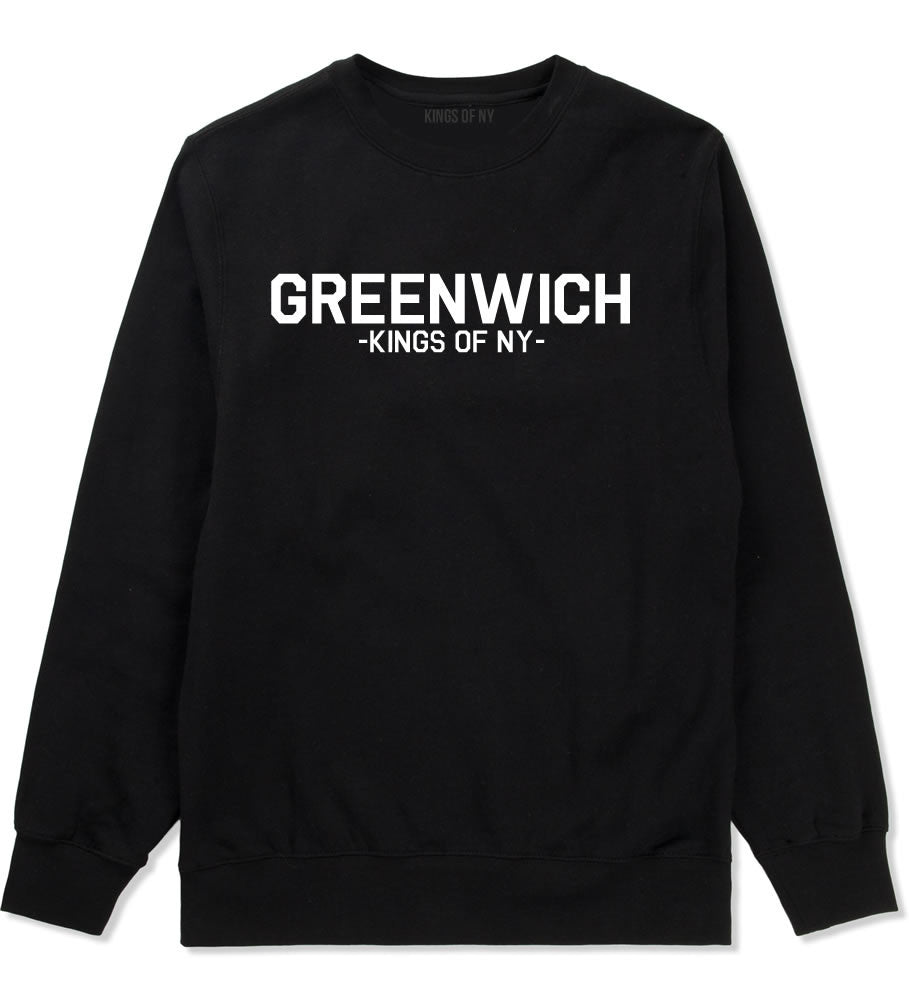 Greenwich Soho NYC Crewneck Sweatshirt in Black