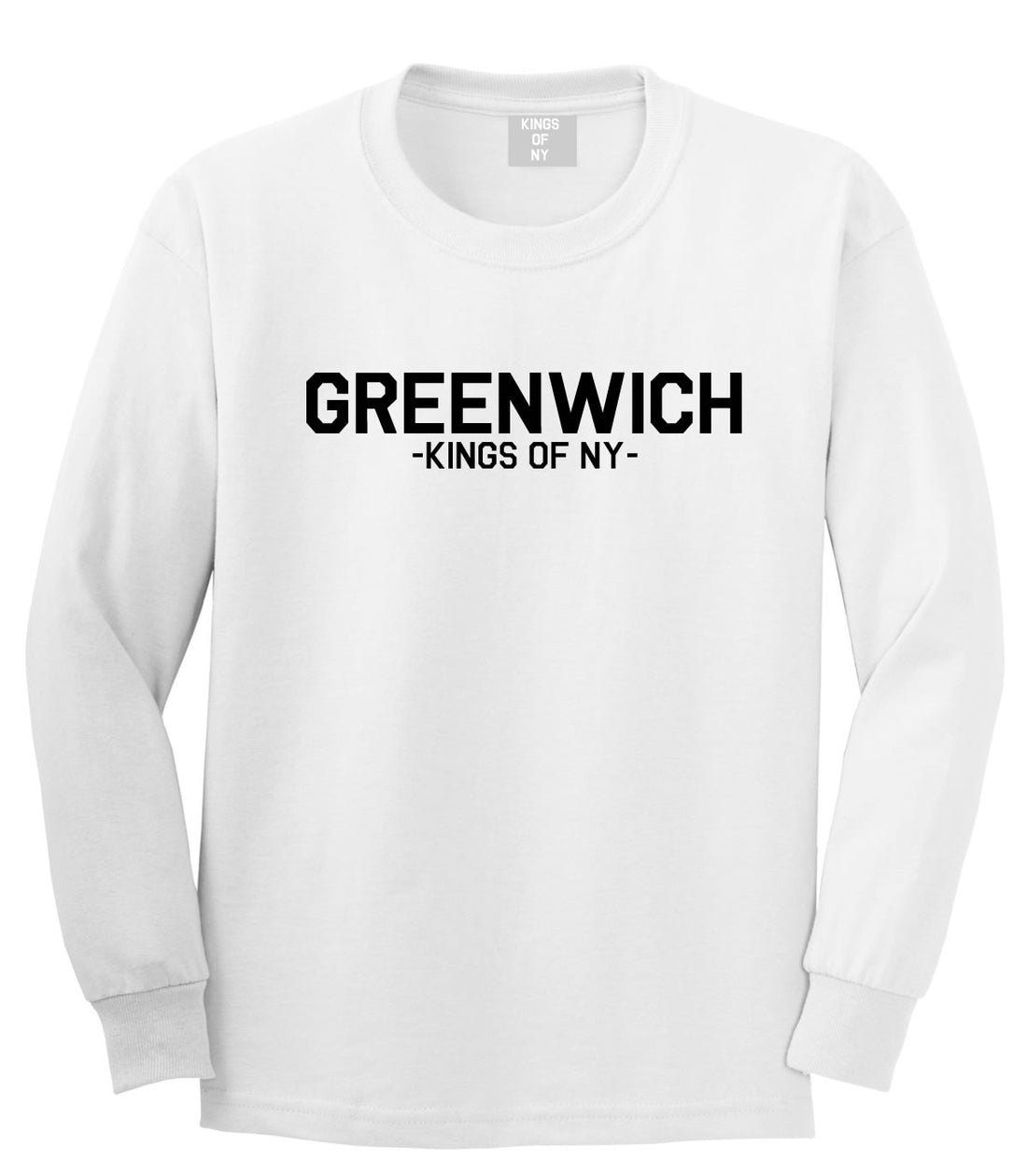 Greenwich Soho NYC Long Sleeve T-Shirt in White