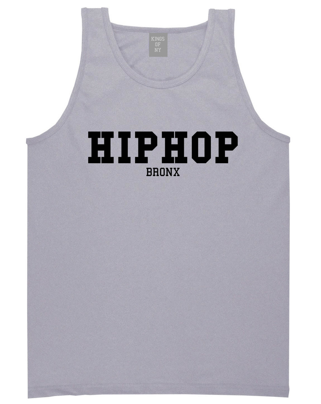 Hiphop the Bronx Tank Top in Grey by Kings Of NY