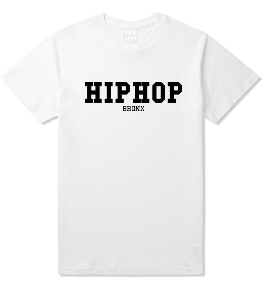 Hiphop the Bronx T-Shirt in White by Kings Of NY