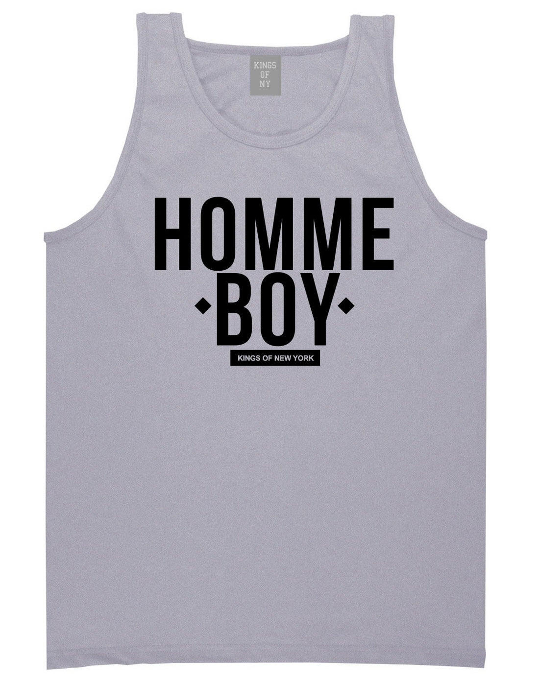 Kings Of NY Homme Boy Tank Top in Grey