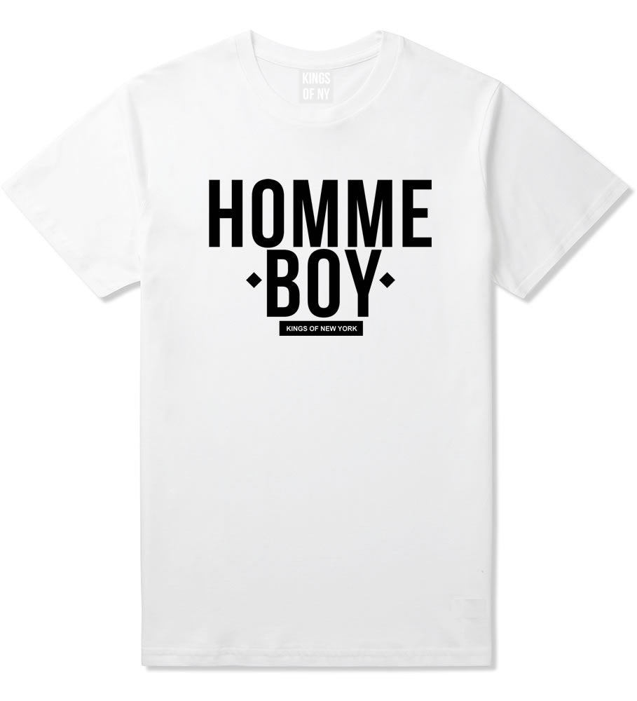 Kings Of NY Homme Boy T-Shirt in White