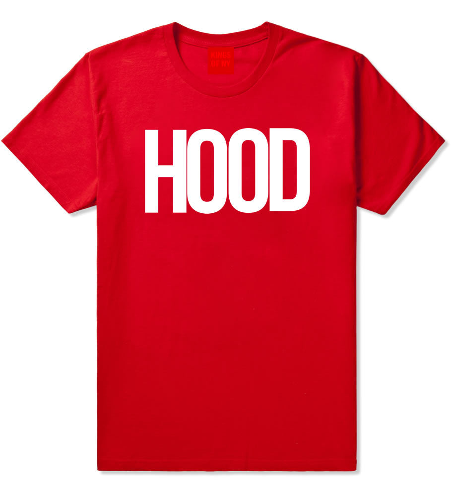 Hood Trap Style Compton New York Air T-Shirt In Red by Kings Of NY