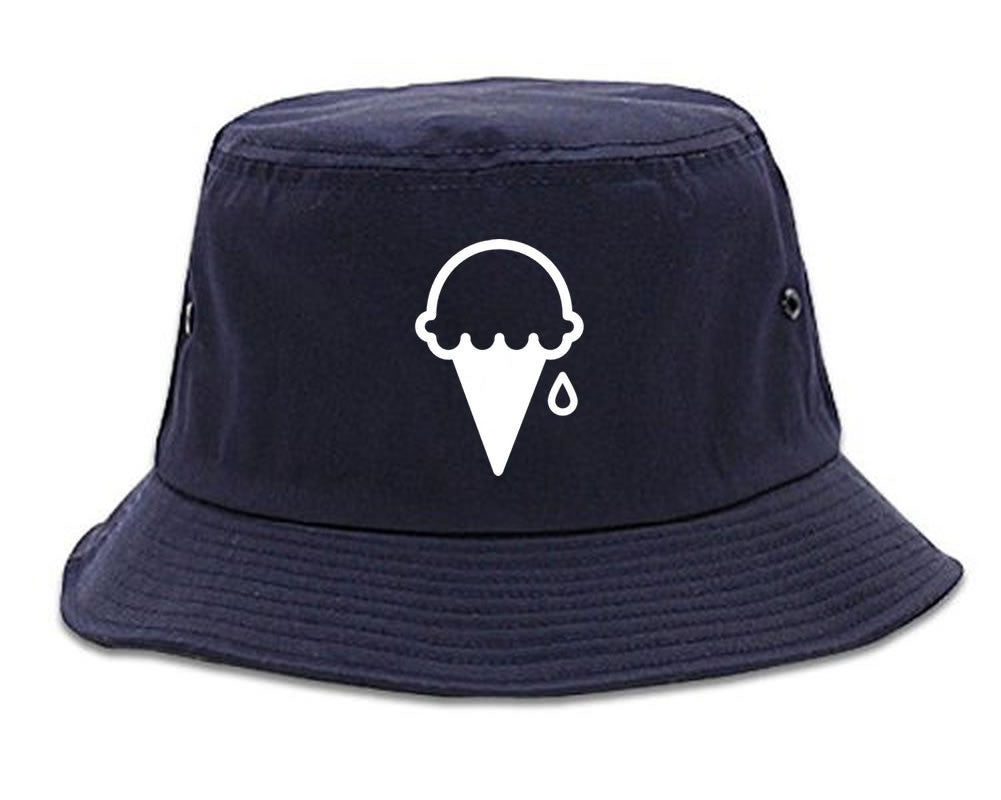 Ice Cream Cone Scoop Bucket Hat Cap