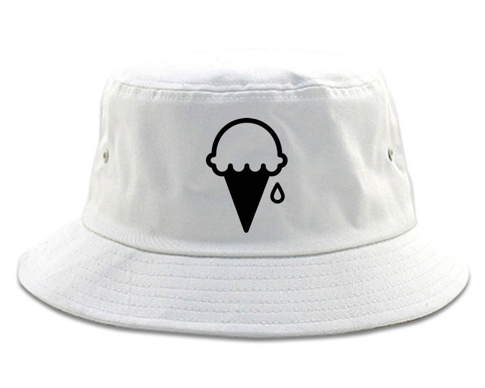 Ice Cream Cone Scoop Bucket Hat Cap
