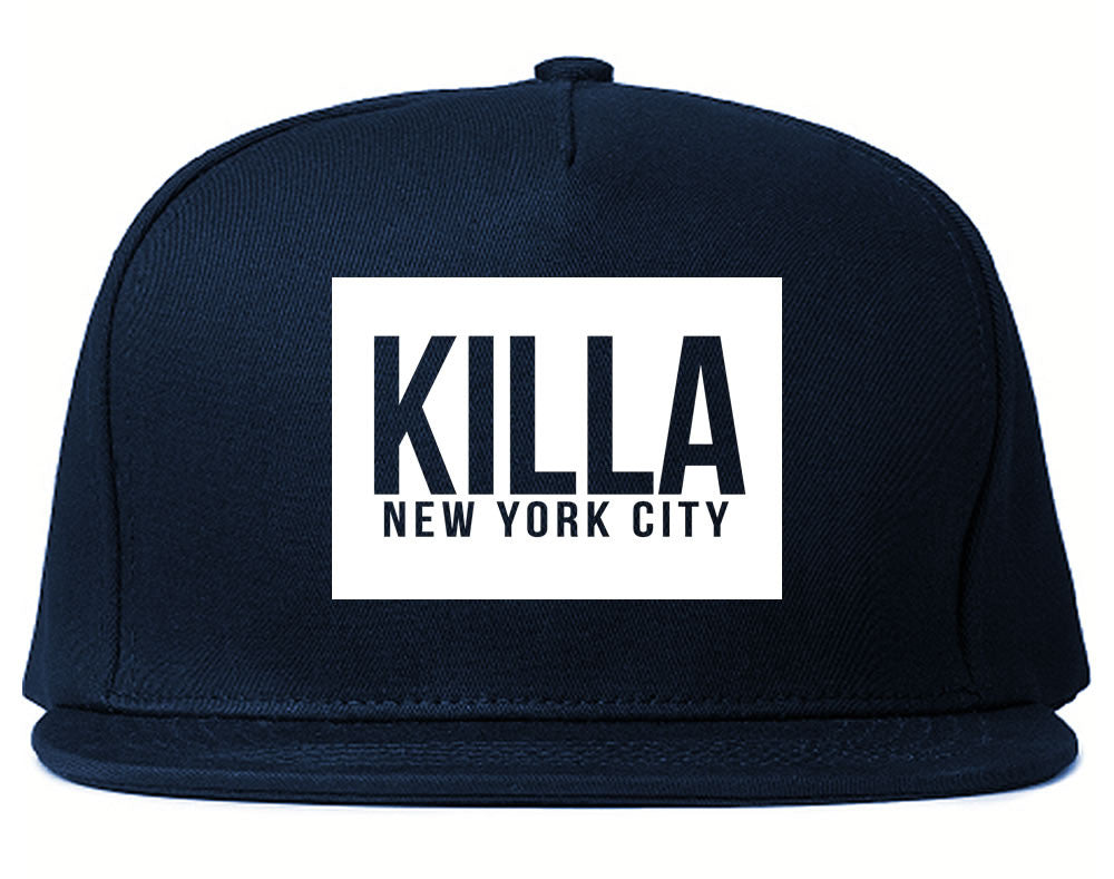 Killa New York City Harlem Snapback Hat in Blue by Kings Of NY