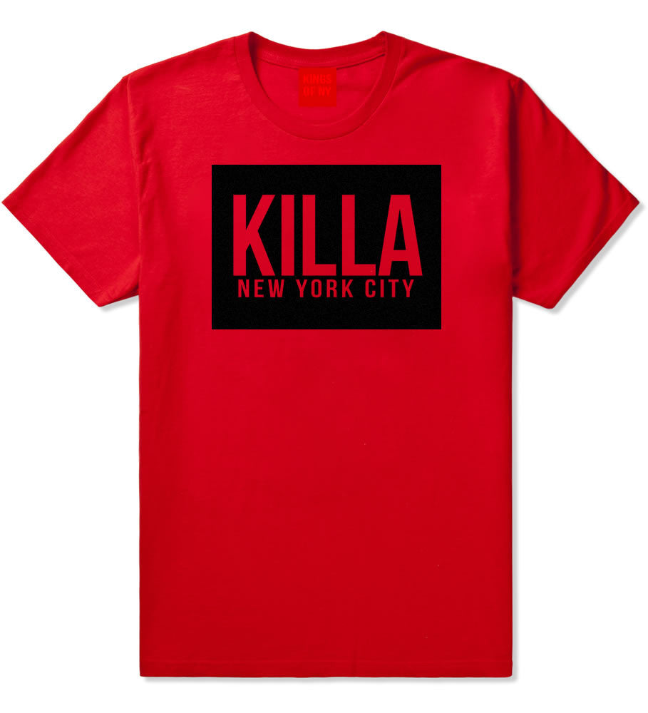 Killa New York City Harlem Boys Kids T-Shirt in Red by Kings Of NY