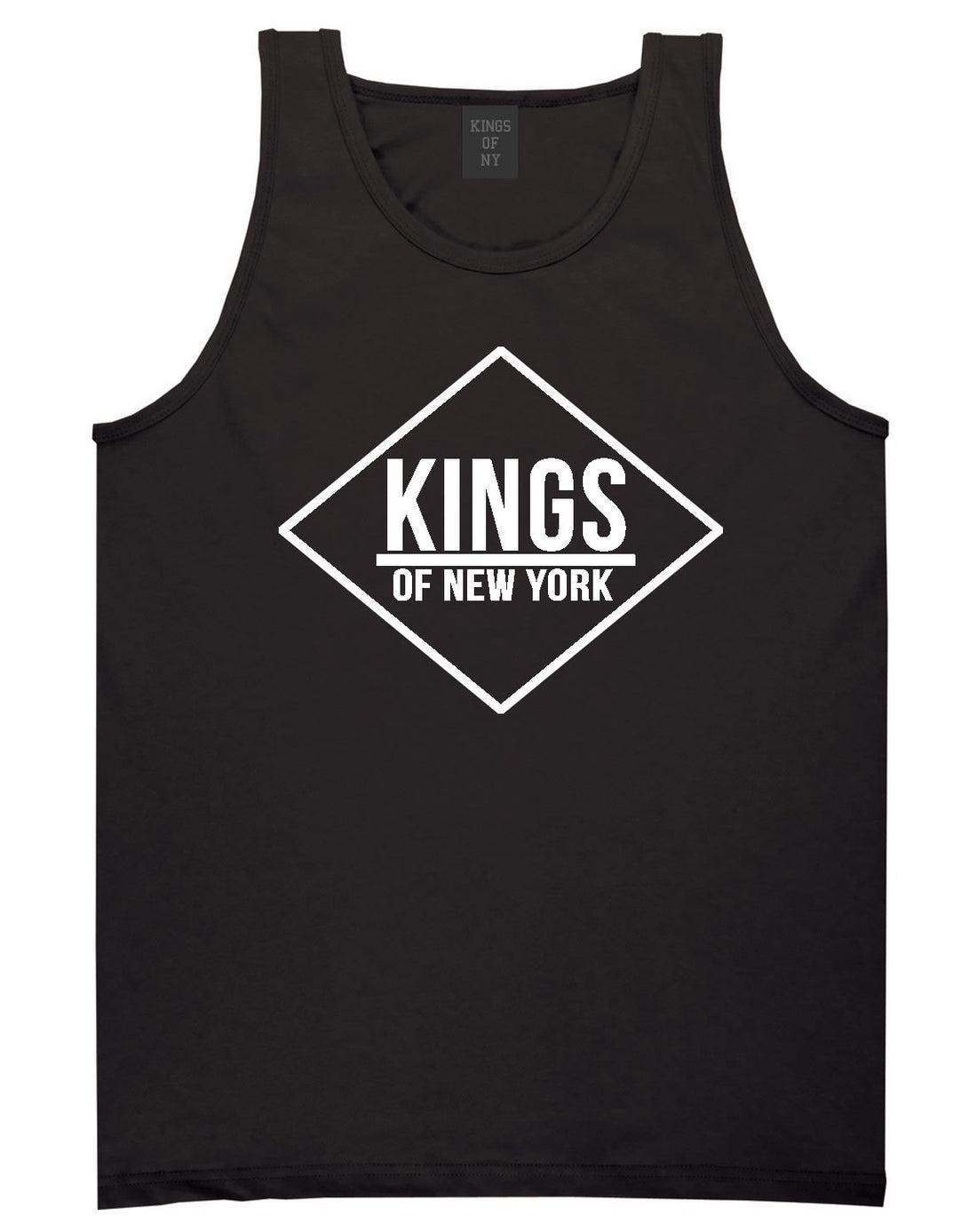 Kings Of NY New York Diamond Logo Tank Top in Black