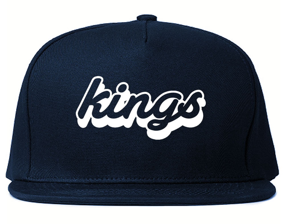 Kings Blue Gradient Logo Snapback Hat By Kings Of NY