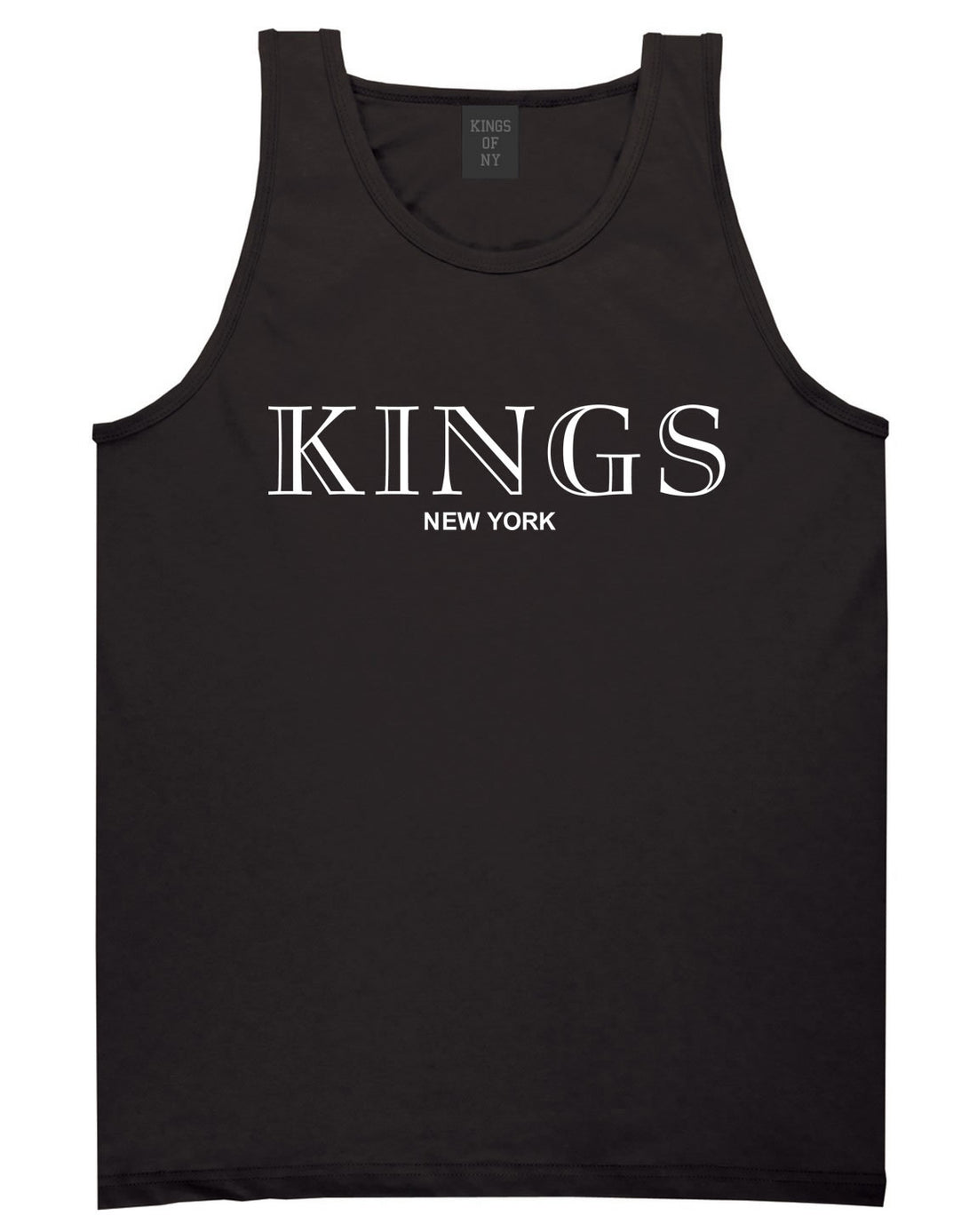 KINGS New York Fashion Tank Top in Black