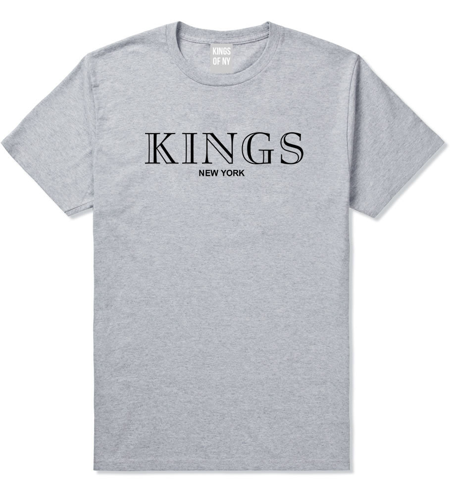 KINGS New York Fashion T-Shirt in Grey