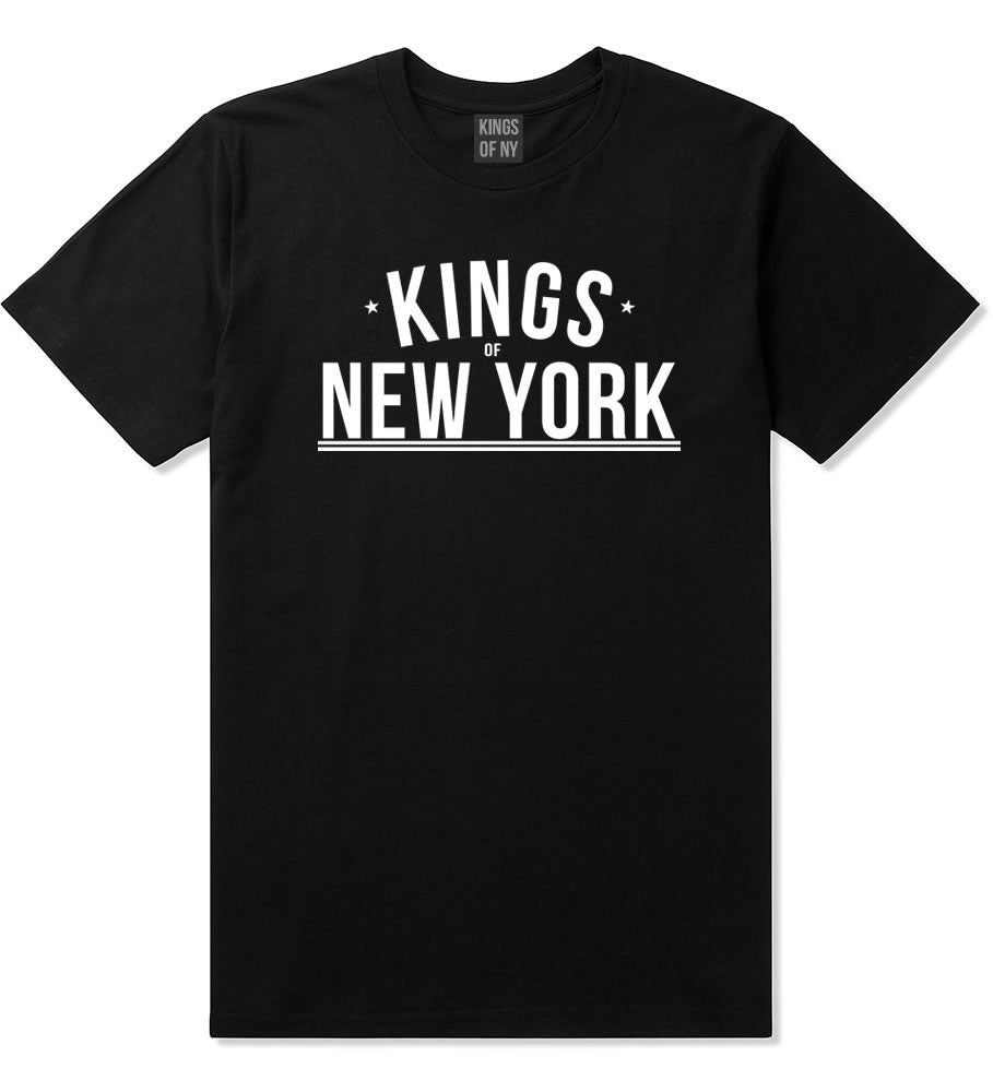 Kings Of NY Branded Logo New York Streetwear T-Shirt in Black