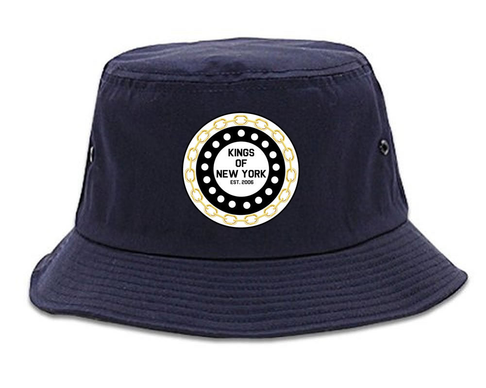 Kings Of NY Chain Logo Bucket Hat By Kings Of NY