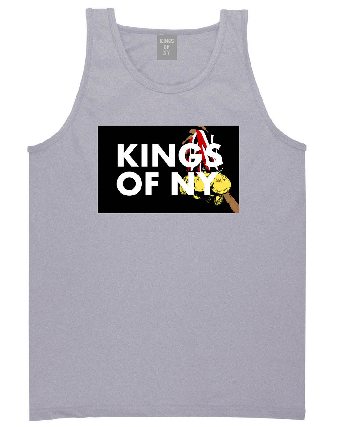 Kings Of NY Gold Medals Tank Top in Grey