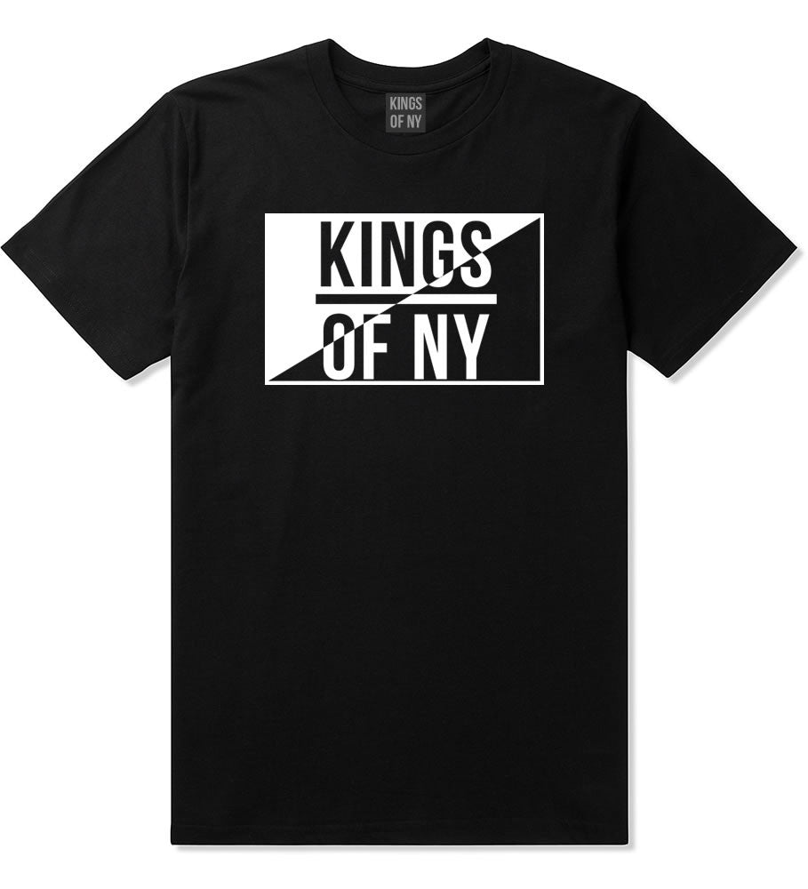 Kings Of NY Half Logo T-Shirt in Black