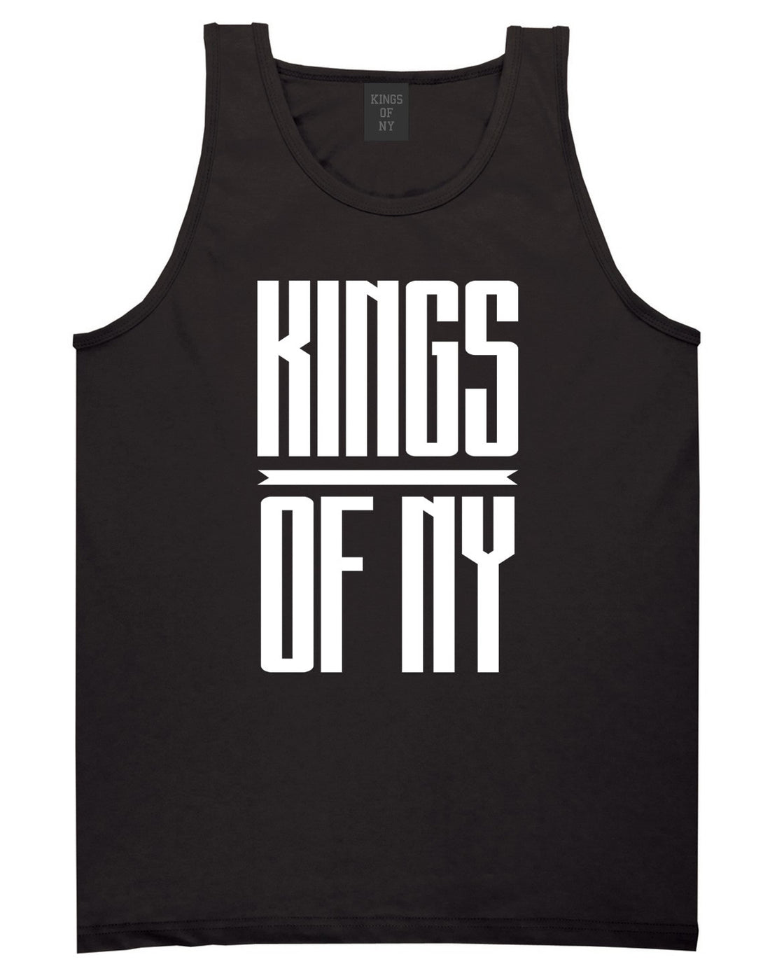 Kings Of NY Long Stretched Tank Top in Black