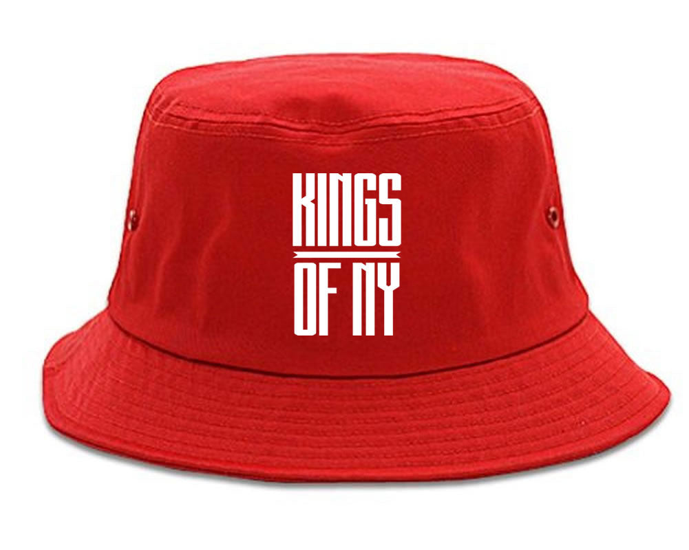 Kings Of NY Long Stretched Logo Bucket Hat by Kings Of NY