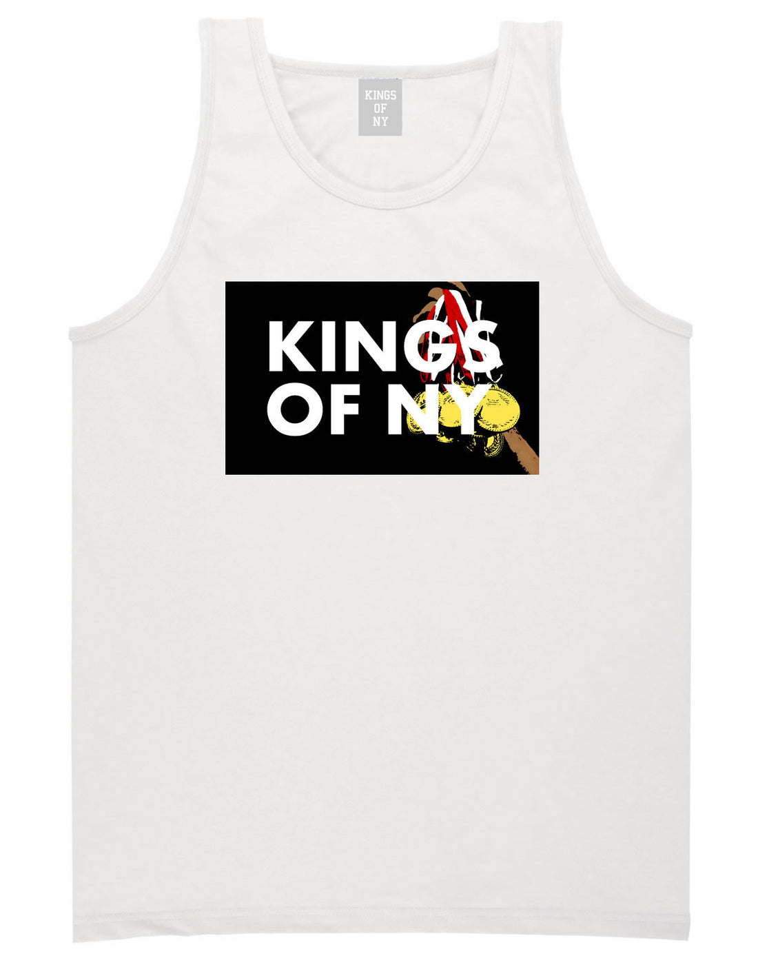 Kings Of NY Gold Medals Tank Top in White