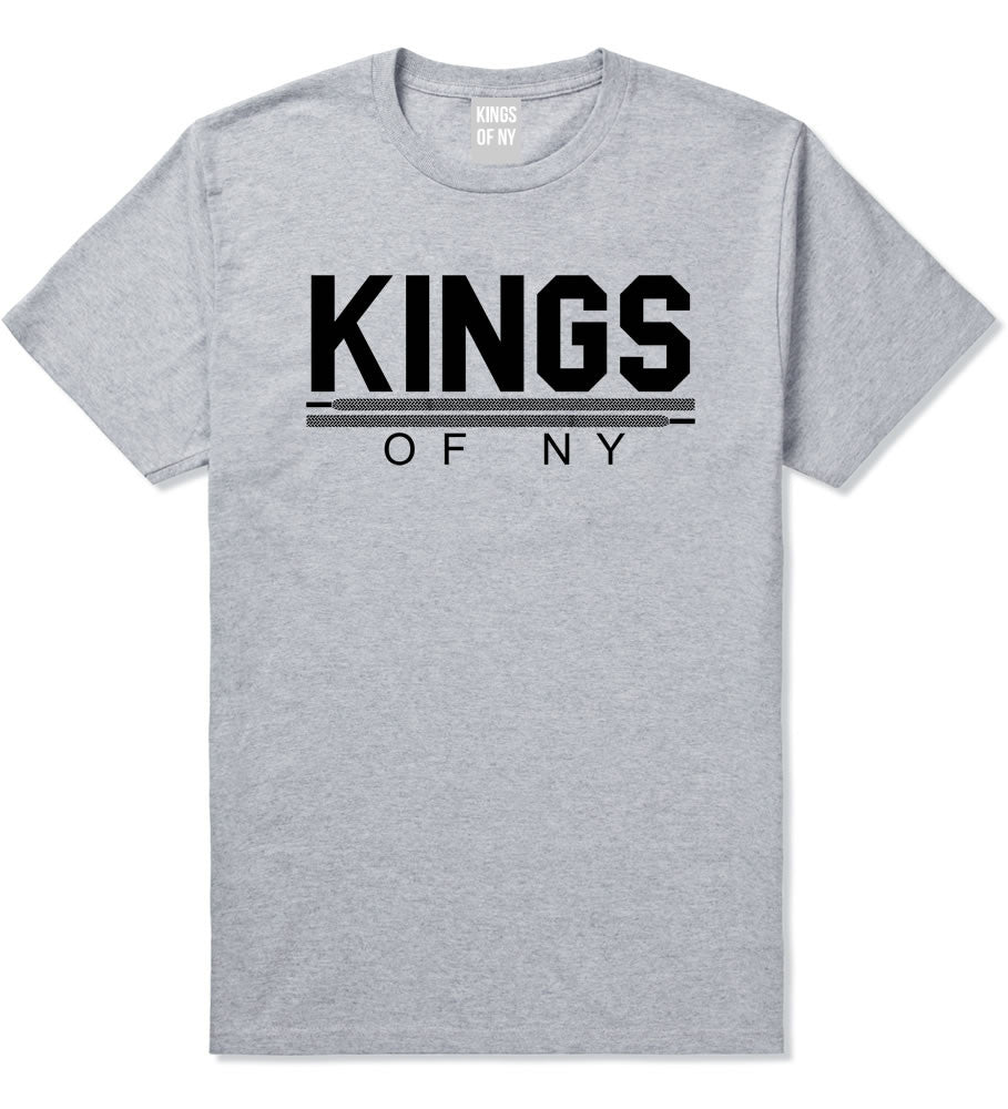 Kings Of NY Laces T-Shirt in Grey By Kings Of NY